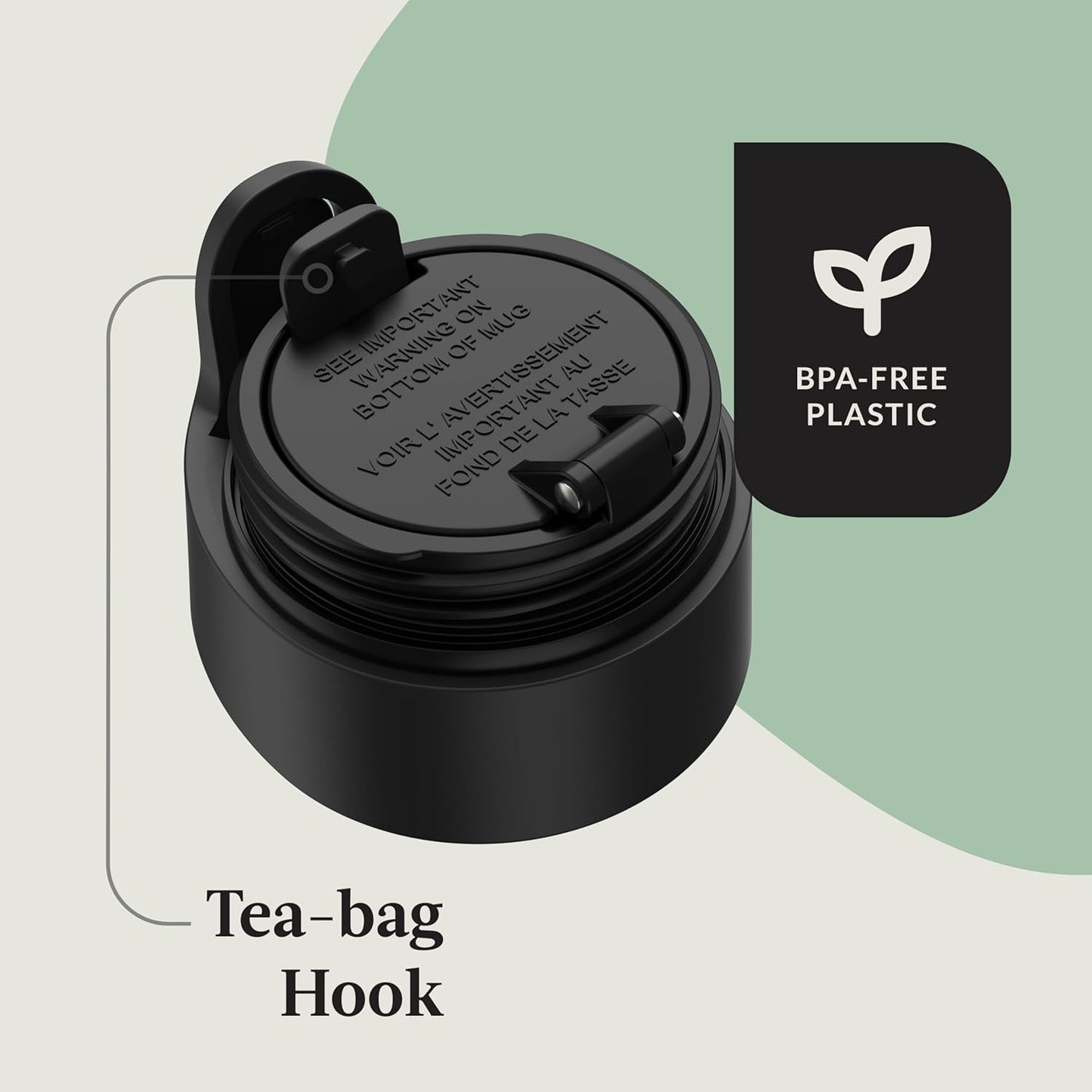 Contigo AUTOSEAL West Loop Vacuum-Insulated Stainless Steel Travel Mug with Easy-Clean Lid 16 oz