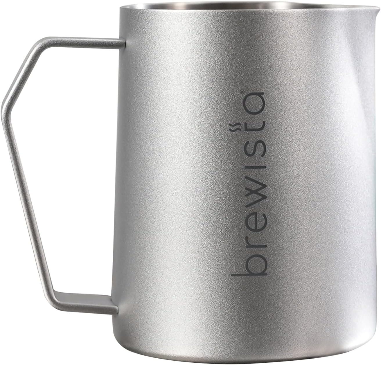 Brewista Precision Milk Frothing Pitcher, Steaming Jug, Coffee, Espresso Machine Accessories for Barista, Latte Art, Cappuccino, Stainless Steel Cup, 24 oz/720 ml, Silver