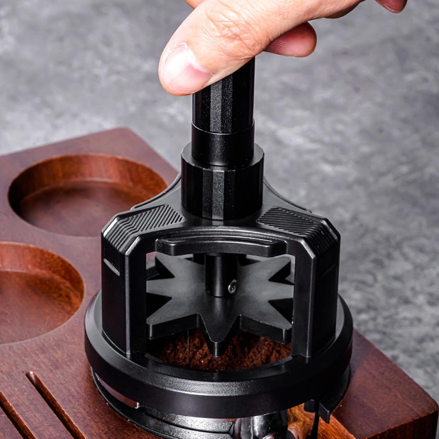 Irishom Adjustable WDT Tool Espresso Stirrer Distribution Tool 304 Stainless Steel Needles Coffee Distributor Detachable Coffee Powder Stirrer