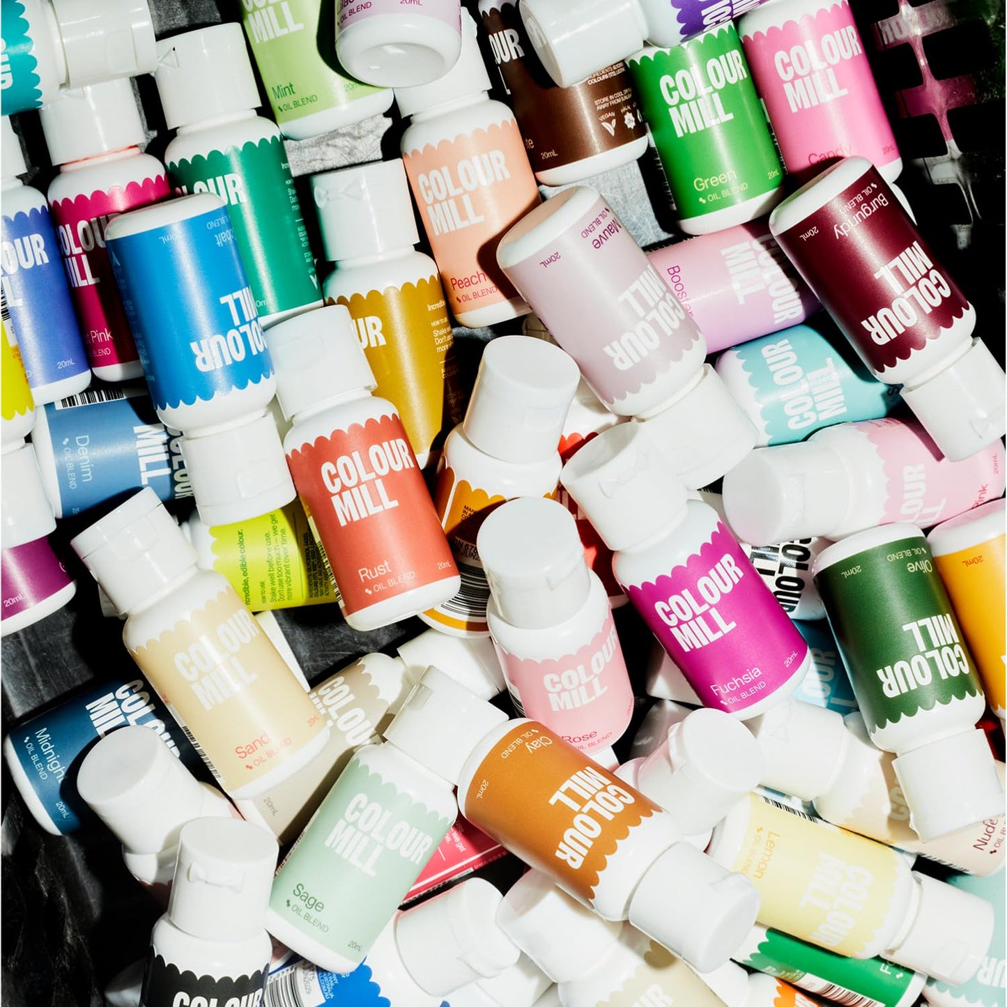 Colour Mill Oil-Based Food Coloring, 20 Milliliters - Complete Collection - All 60 Colors