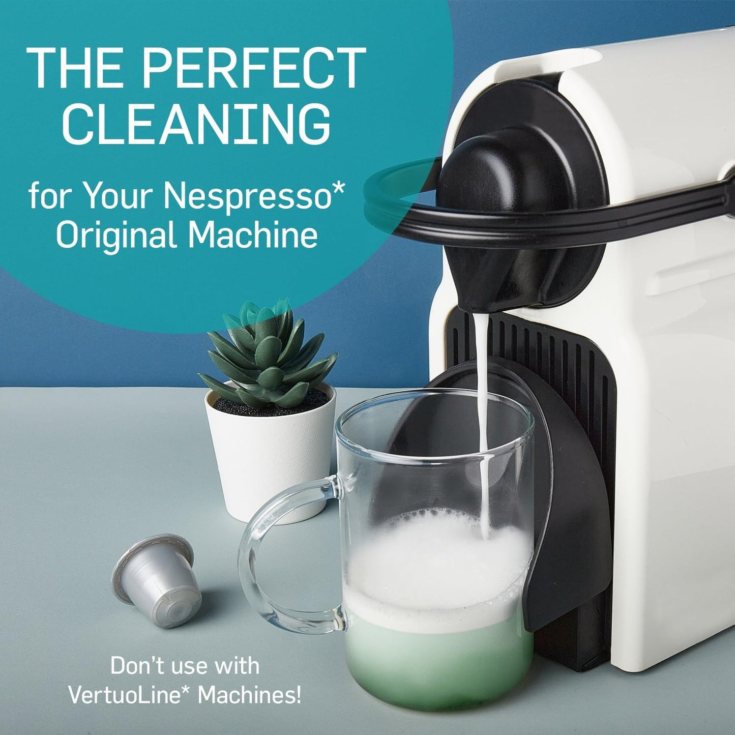5 Cleaning Pods I Compatible With Nespresso Original Line Machines I Cleaning Kit for Better Tasting Coffee I Coffee Machine Cleaner I Easy and Safe to Use