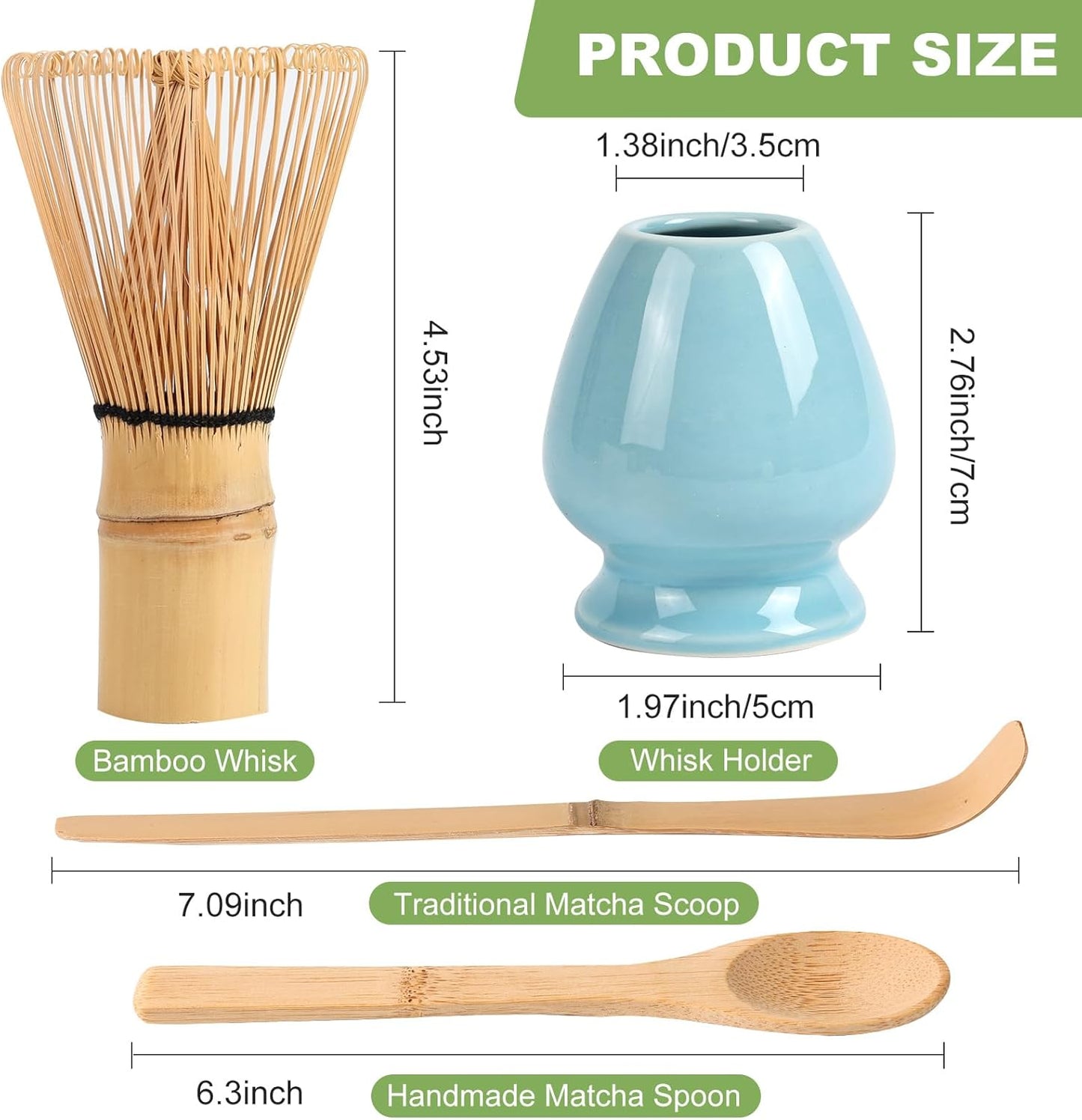 Matcha Whisk Set，Matcha Bamboo Whisk, Matcha Whisk Holder,Matcha Whisk And Stand,Tea Scoop