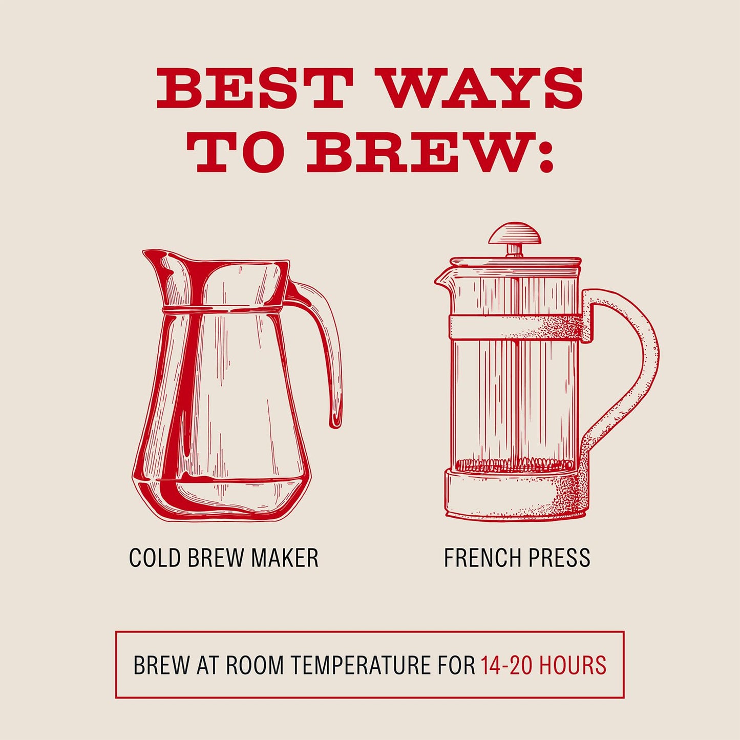 Bizzy Organic Cold Brew Coffee | Smooth & Sweet Blend | Whole Bean Coffee | Medium Roast | 100% Arabica | 5 LB