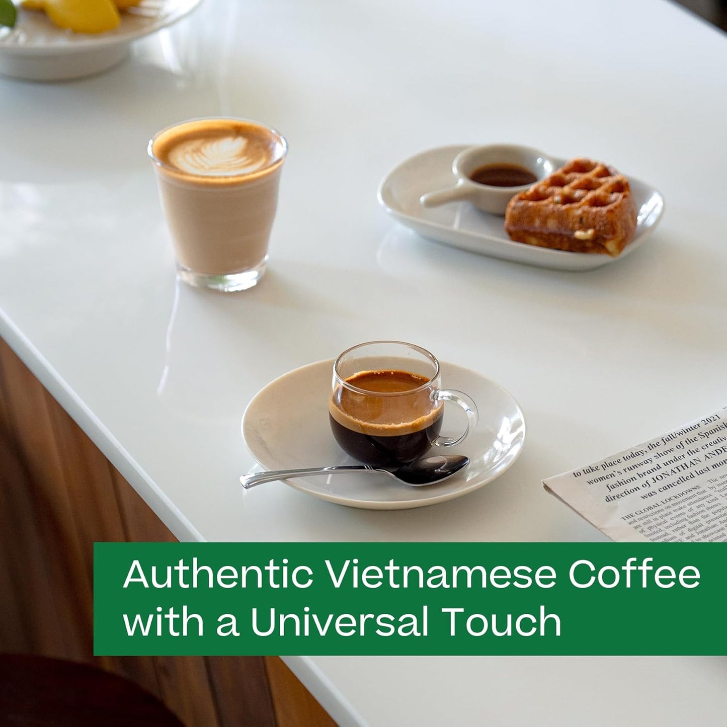 Conihat Whole Bean Coffee - 100% Vietnamese Premium Arabica, Dark Roast, Chocolate & Fruity Notes, Sweet Finish, Low Acid, Single Origin, Hand-Picked, 16 Oz Bag