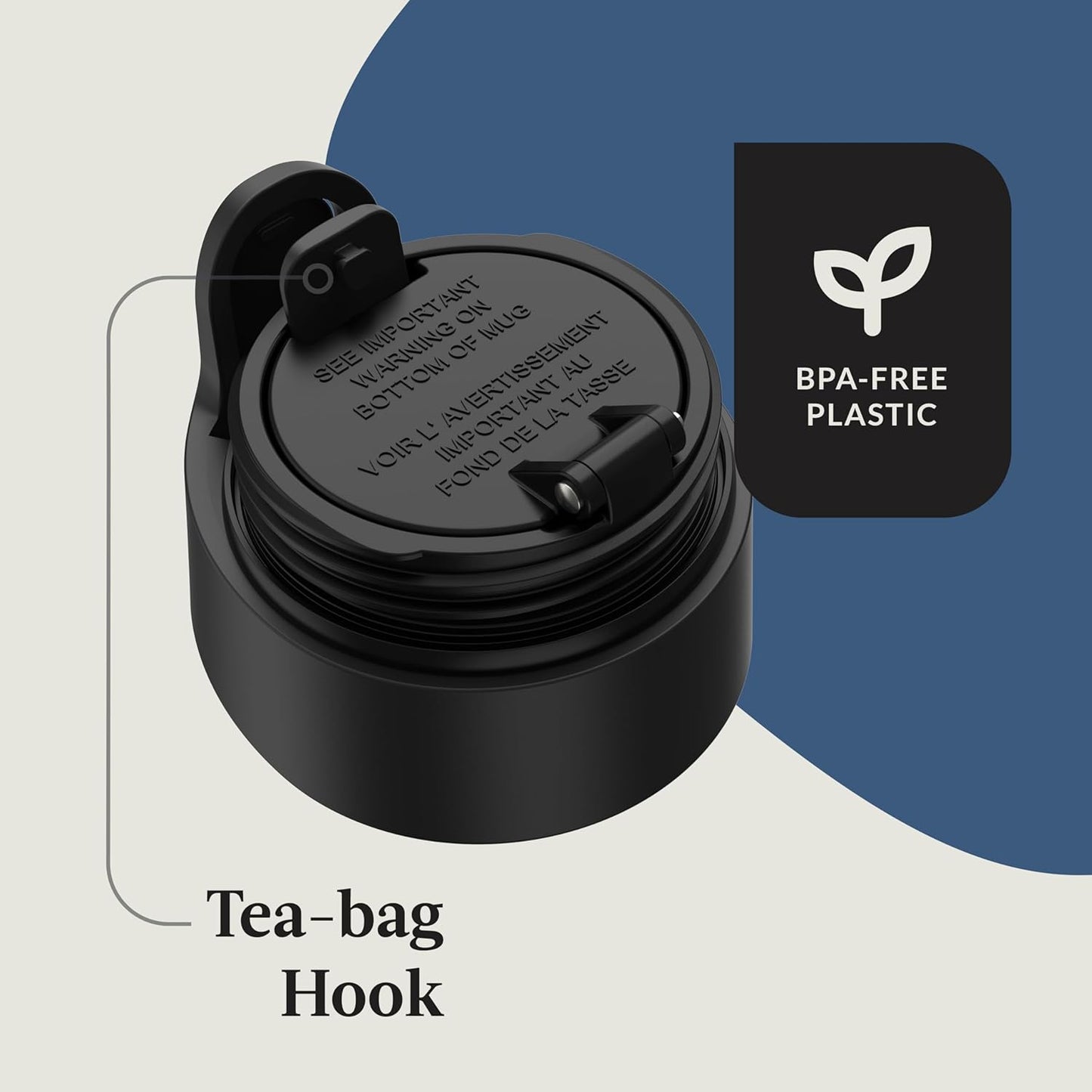 Contigo® AUTOSEAL® West Loop Vacuum-Insulated Stainless Steel Travel Mug with Easy-Clean Lid, 24 oz, Crystal Lakeside