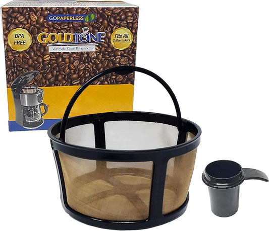 GOLDTONE Reusable Coffee Filter fits KEURIG Essentials and K-Duo Coffee Makers and Brewers w/Scoop