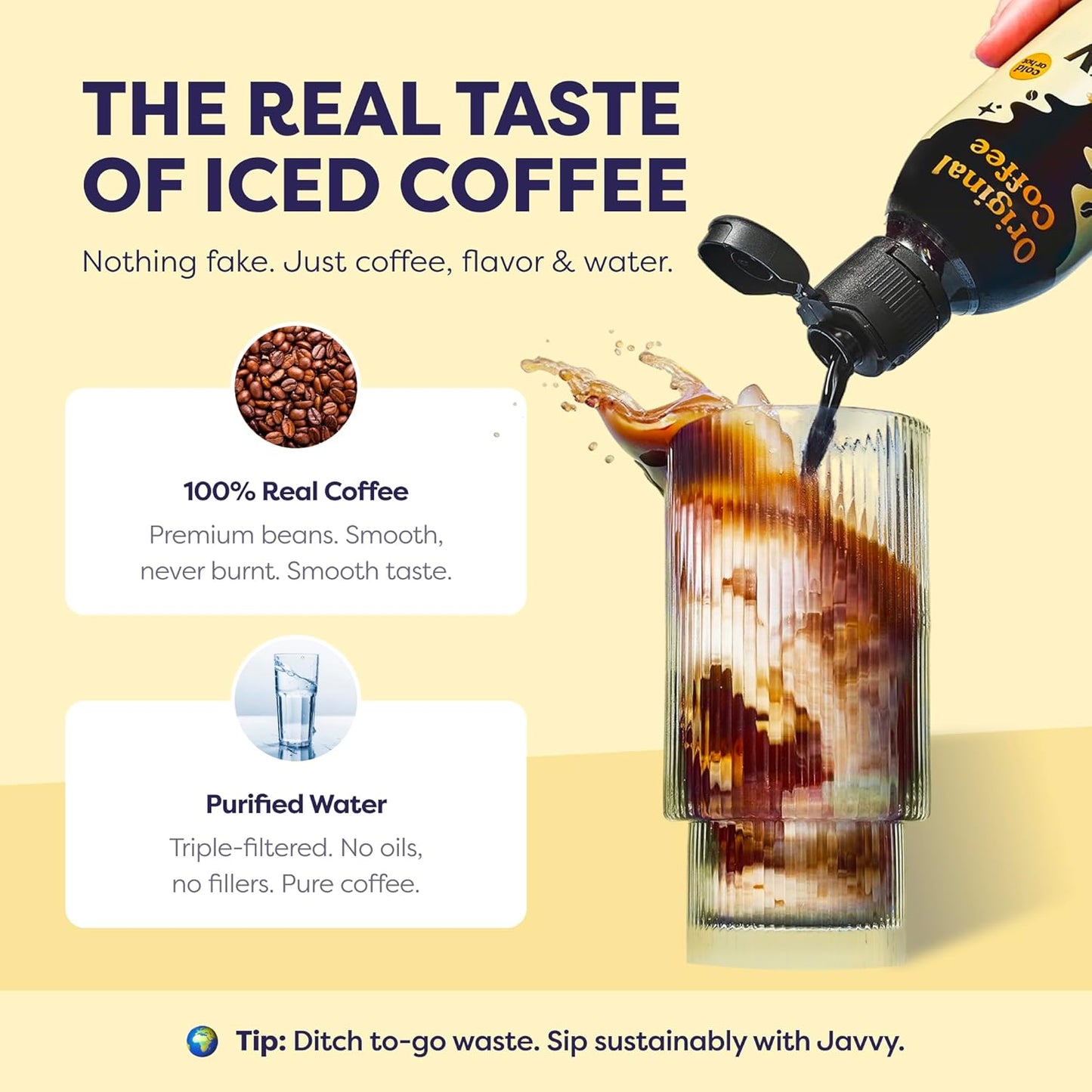 Coffee Concentrate - Cold Brew Coffee, Perfect for Hot or Iced Instant Coffees, Hot Drinks, Cold Brew Concentrate, 35 Servings