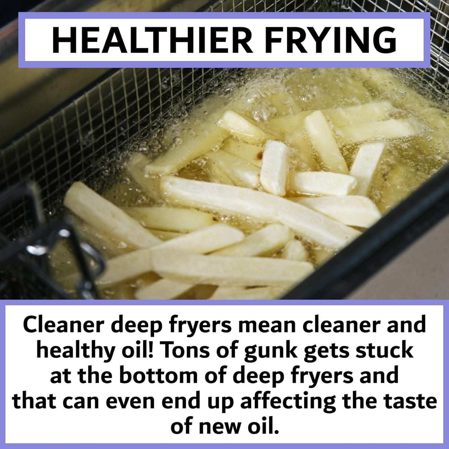 4-Pack L-Shaped Deep Fryer Cleaning Brush, Up to 750F High Heat Resistant Metal Bristles Fryer Cleaning Brush for Food Debris & Grease in Kitchen & Restaurants Deep Fryers Coil by FryOilSaver Co. B53C