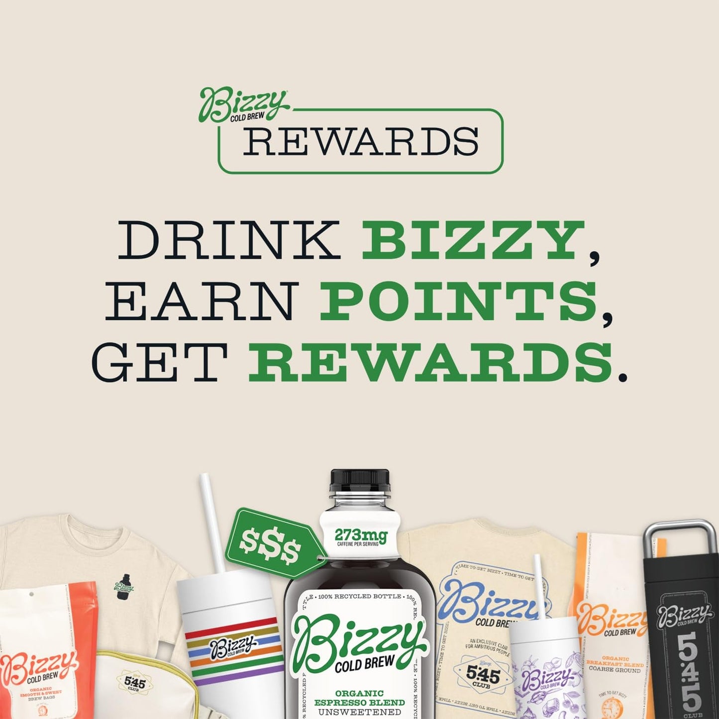 Bizzy Organic Cold Brew Coffee | Dark & Bold Blend | Coarse Ground Coffee | Dark Roast | Micro Sifted | Specialty Grade | 100% Arabica | 2 LB