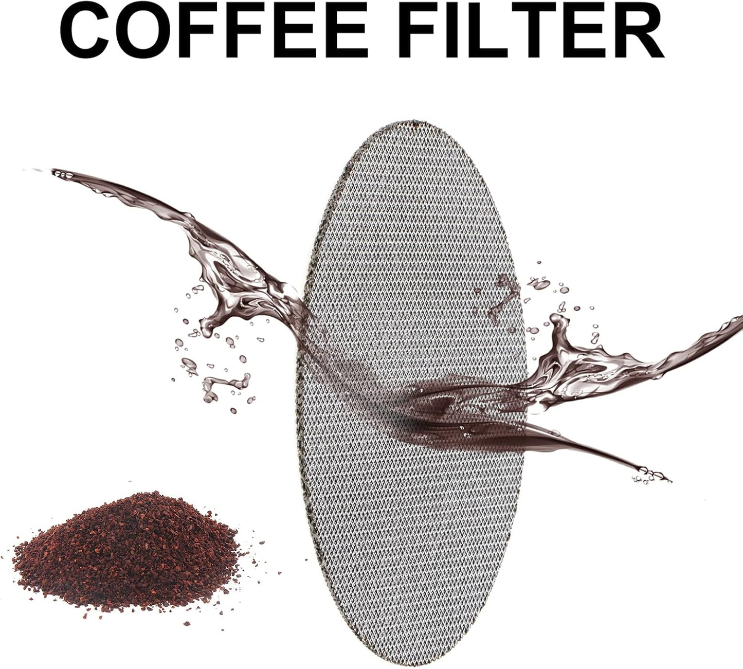 51mm Espresso Dosing Funnel and Puck Screen, Magnetic Espresso Coffee Dosing Ring, Reusable 1.7mm Thickness Espresso Puck Screen 316 Stainless Steel Fits 51mm Portafilter