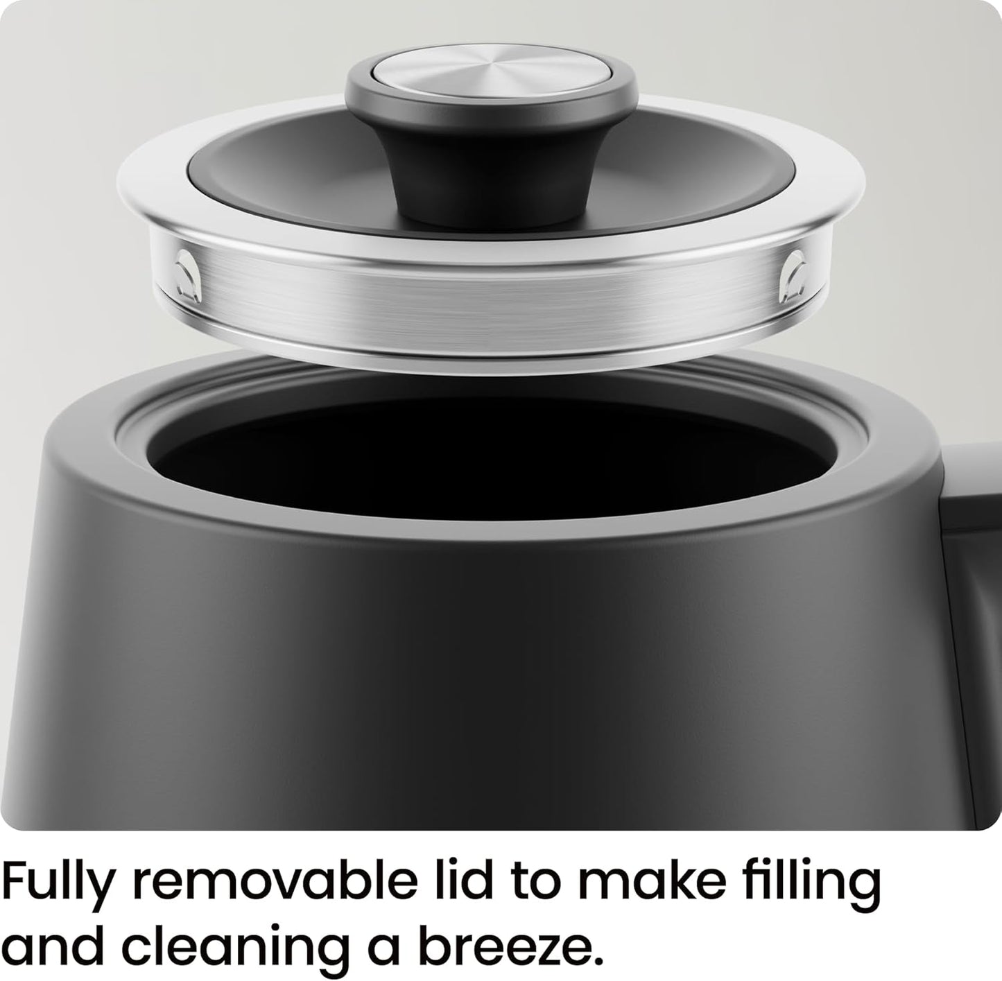 Chefman Gooseneck Electric Kettle, 0.8L Pour Over Tea Kettle for Coffee and Tea, One-Touch Operation, Boil-Dry Protection, Auto Shut-Off, Ultra-Fast Hot Water Boiler – Black