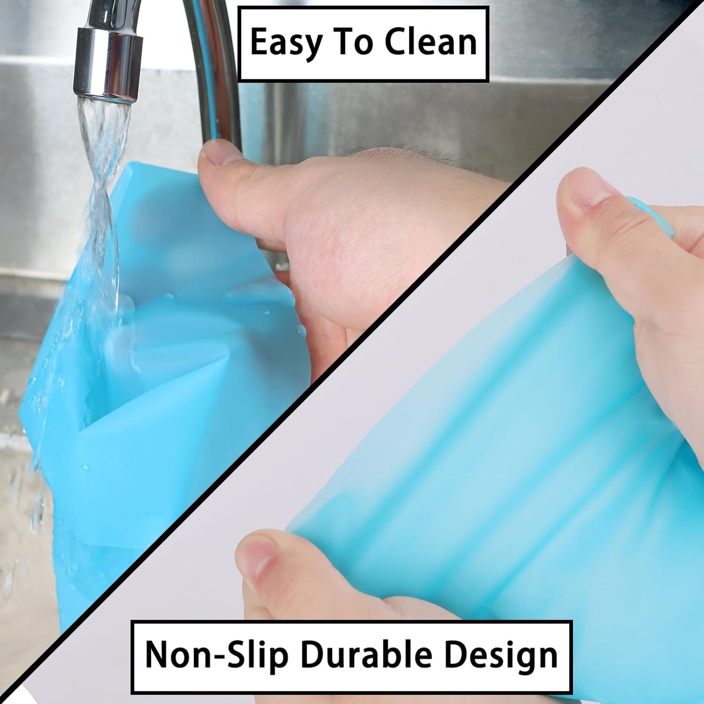 Piping Bags and Tips Set, Reusable Cake Decorating Kit with 6 Icing Tips, 2 Reusable Pastry Bags, 2 Converters, 2 Bag Ties, 3 Scrapers, Beginner-Friendly Baking Supplies for Cupcakes, Cookies