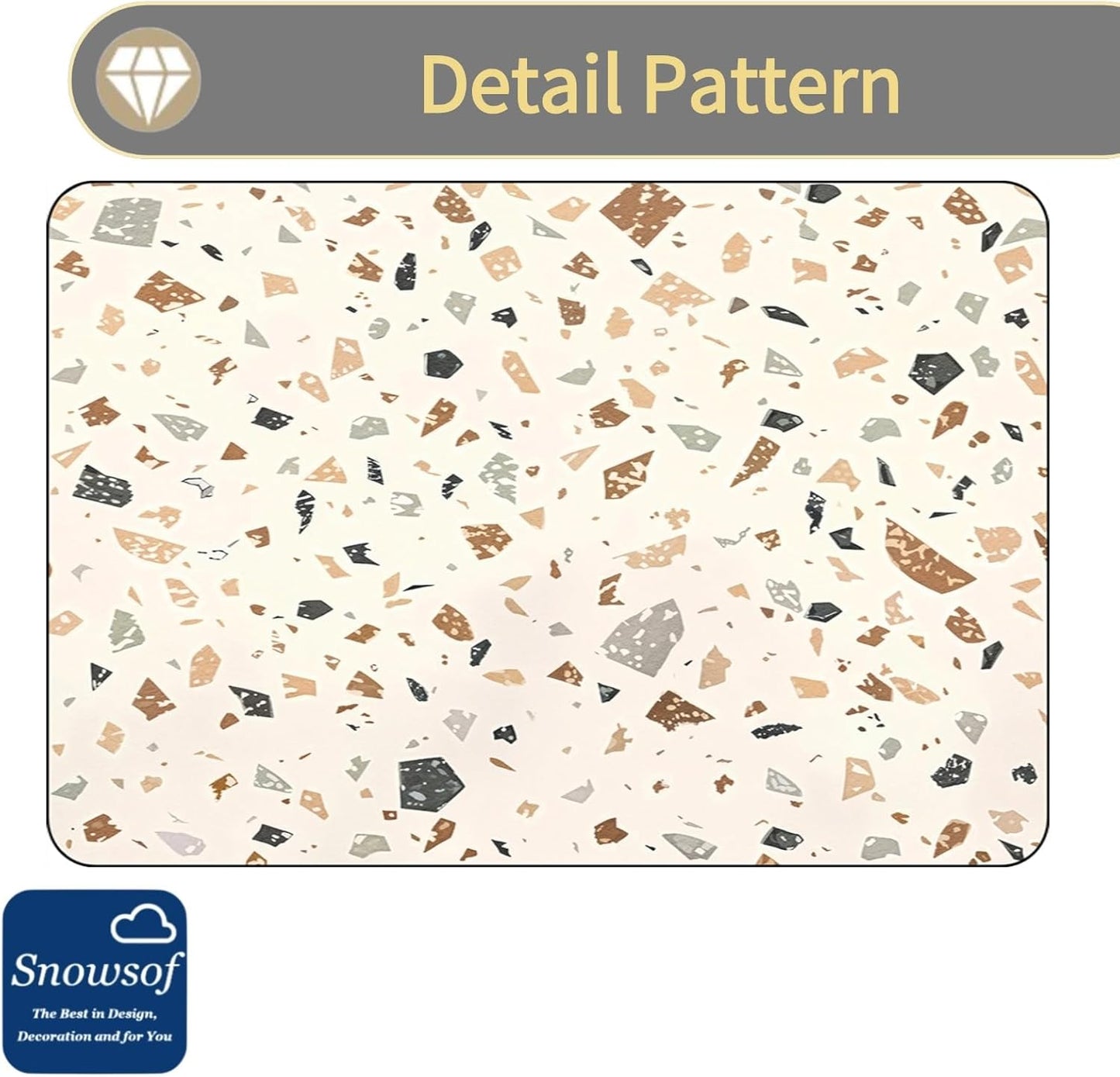 Dish Drying Mat - Absorbent Countertop Mat for Coffee Maker, Expresso Machine, Kitchen Use (04,16''×24'')