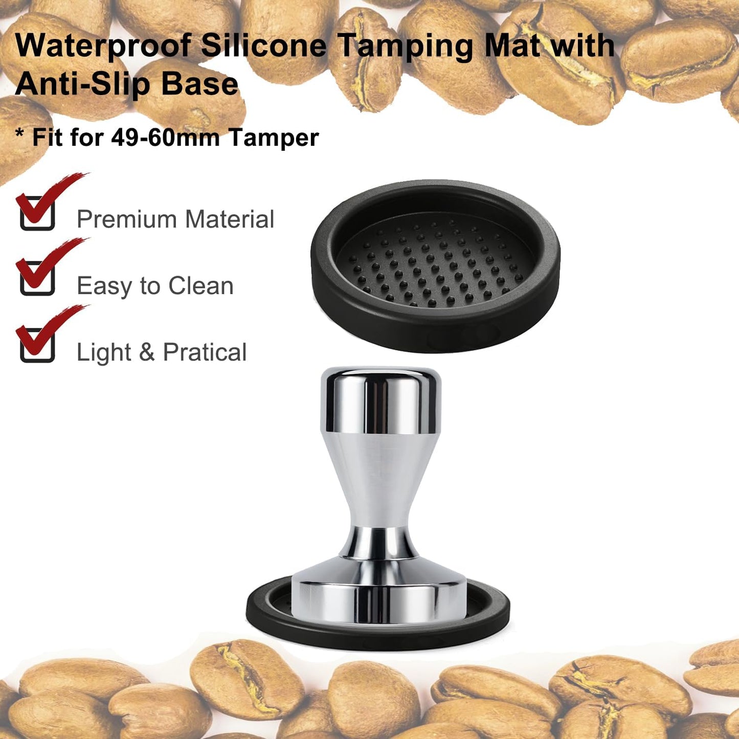 Espresso Accessories Kit 51mm Tamper: 51mm Espresso Tamper Set Espresso Kit Including Coffee Tamper, Milk Frothing Pitcher, WDT Tool Espresso, Tamper Mat, Latte Art Pen, Coffee Spoon, Coffee Stencils
