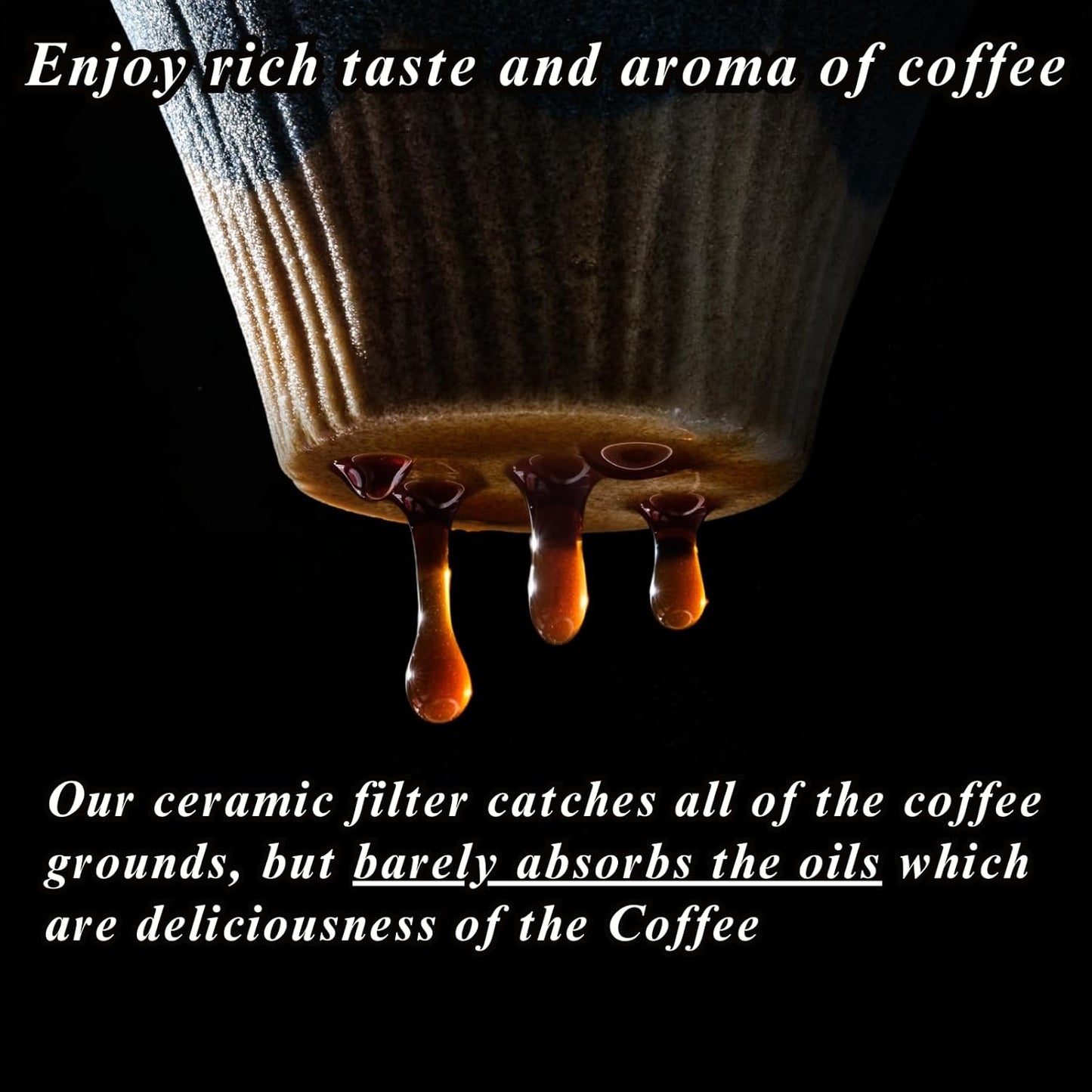 Ceramic Reusable Coffee Filter Dripper Paperless Sustinable Mt. Fuji Made in Japan (Light Green)