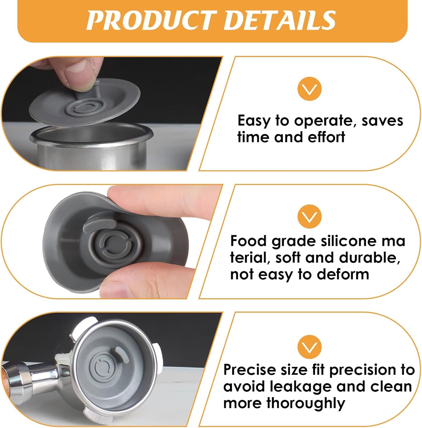 2 Pcs 54mm Espresso Backflush Cleaning Disc Compatible with Breville Espresso Machines BES870XL/BES878/BES880/BES840XL/BES810, Reusable Silicone Blind Filter Disk for Coffee enthusiast, Barista