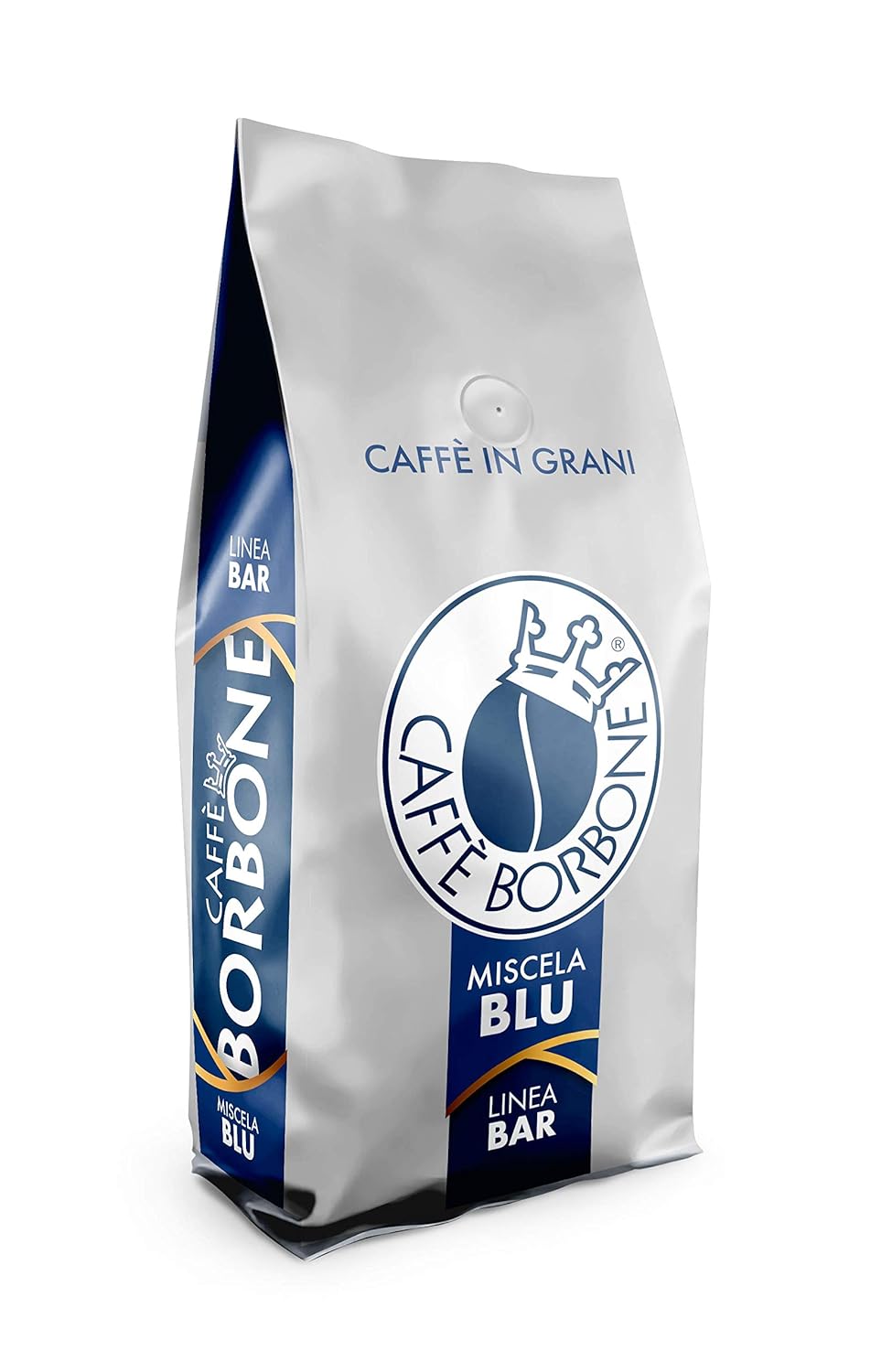 Caffe Borbone Whole Bean Coffee, Medium-Dark Roast, Blue Blend, Authentic Italian Coffee, 2.2 lb Bag (Pack of 2)