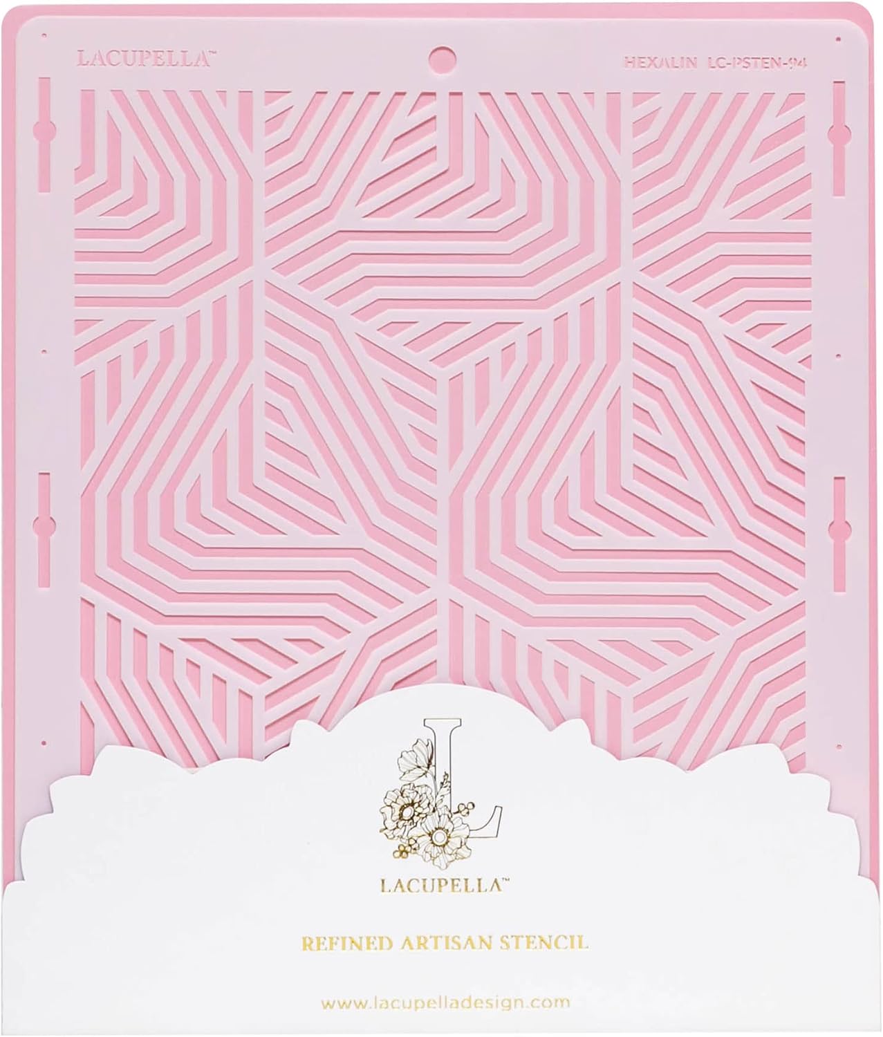 Cake Stencil for Buttercream Cake, Royal Icing, Ganache, Painting, Art and Crafts (HEXALIN)