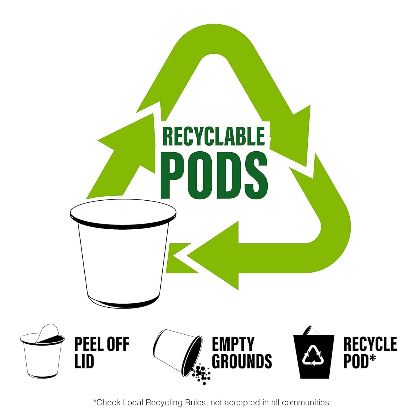 Crave Beverages Flavored Coffee Pods, Compatible with 2.0 K-Cup Brewers, French Vanilla, 100 Count