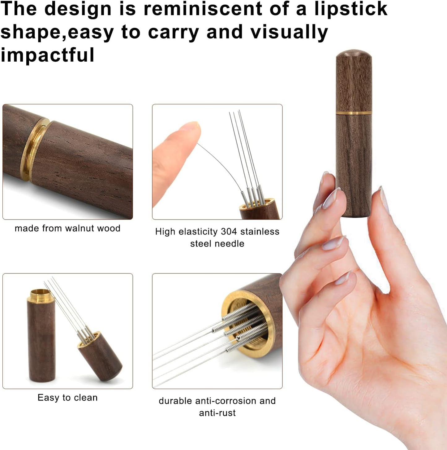 51mm Espresso Dosing Funnel: 51mm Portafilter Funnel Magnetic Coffee Dosing Ring Aluminium Metal | Espresso Machine Accessories Bundle Including Espresso WDT Tool