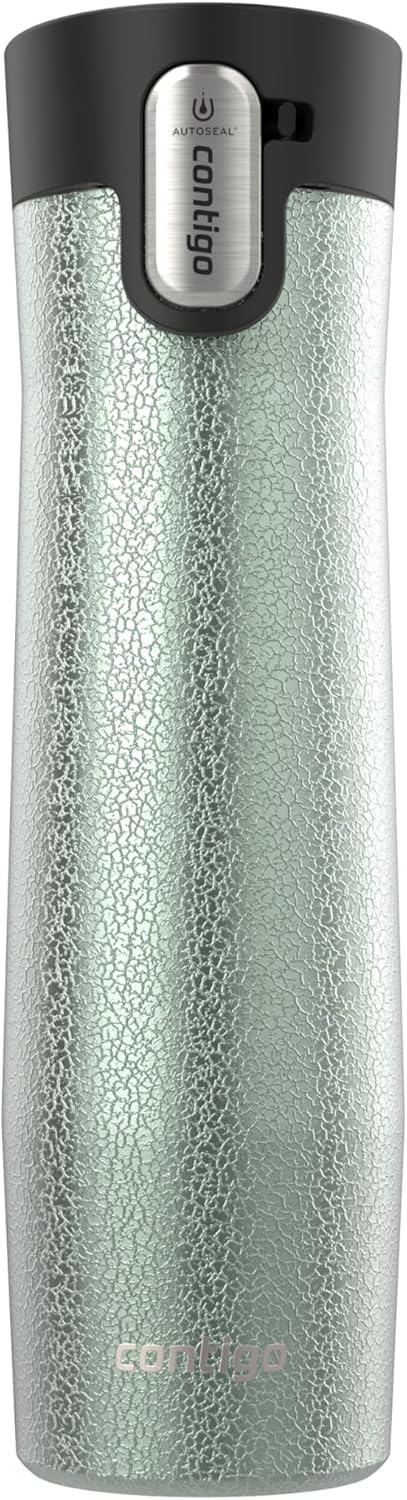 Contigo AUTOSEAL West Loop Vacuum-Insulated Stainless Steel Travel Mug with Easy-Clean Lid 24 oz Crystal Agave