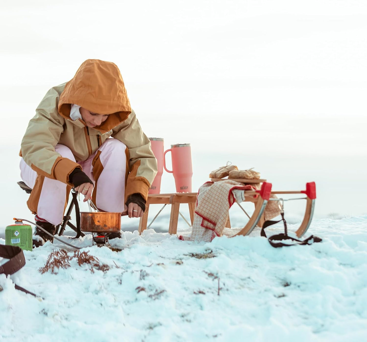 Beast 42 oz Tumbler Stainless Steel Vacuum Insulated Coffee Ice Cup Double Wall Travel Flask (Blossom Pink)