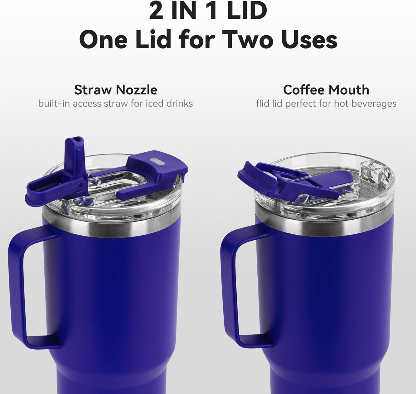 HASLE OUTFITTERS 30oz Tumbler Bulk with Handle, Insulated Travel Coffee Mug Set with Handle Leak-Proof Double Wall Stainless Steel Vacuum Tumblers Pack Metal Cup for Hot and Cold Drink