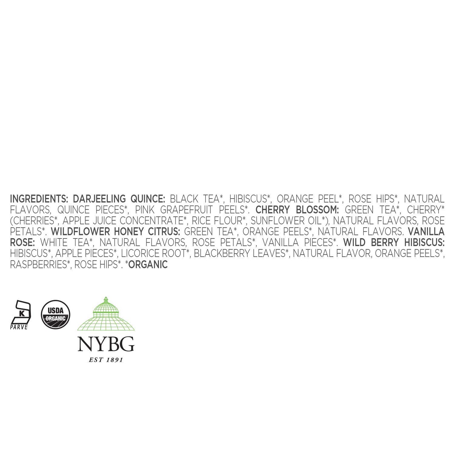 Tea Forte Soleil Petite Presentation Box Tea Gift Set Sampler, 10 Count, 2 of Each Variety Individually Wrapped Handcrafted Pyramid Infuser Bags