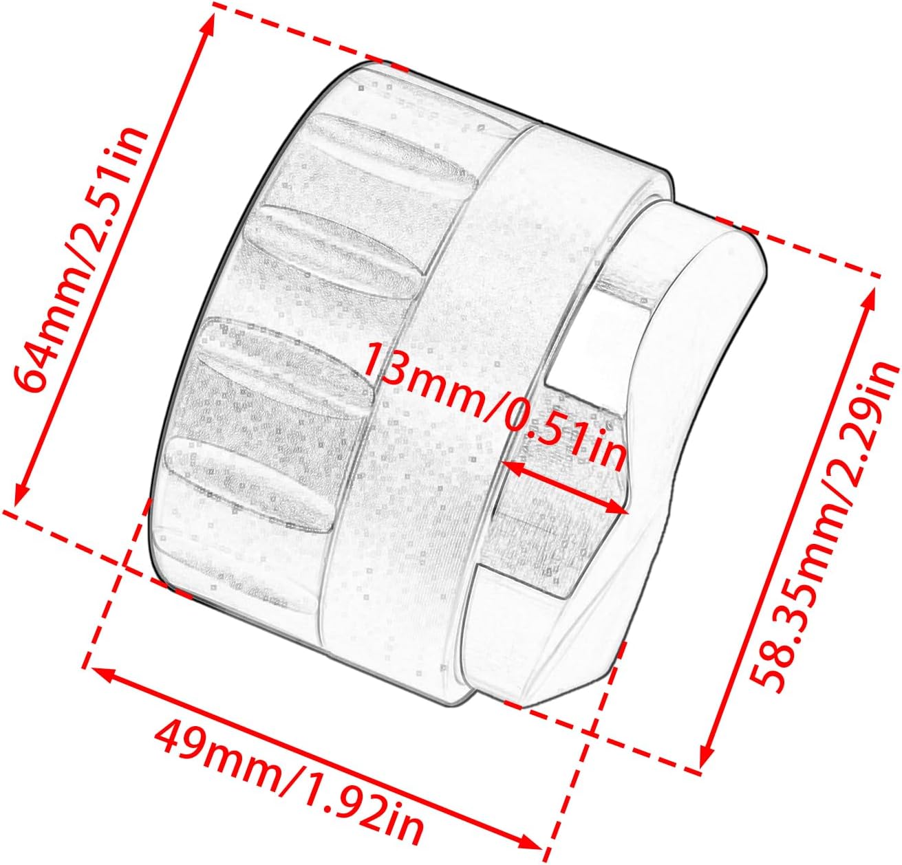 58.35mm Gravity Coffee Distribution Tool, Gravity Adaptive Coffee Distributor, Anti-slip Espresso Leveler, Barista Espresso Accessories, 304 Stainless Steel base