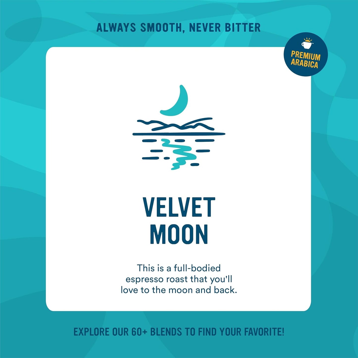 Cameron's Coffee Single Serve Pods, Velvet Moon, 12 Count (Pack of 6)