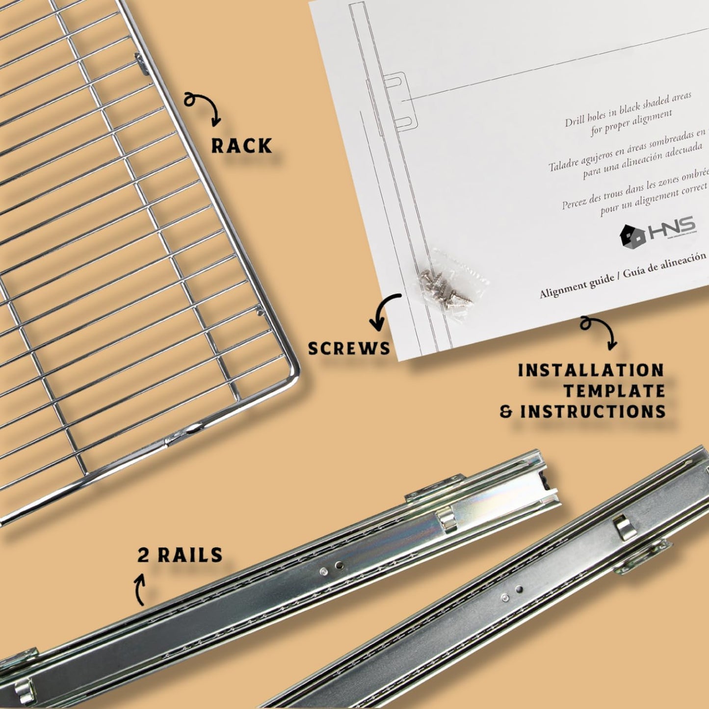 HOLDN’ STORAGE Pull Out Cabinet Organizer, Heavy Duty Caddy w/Lifetime Limited Warranty -11”W x 21”D - Requires At Least 12-1/4” Cabinet Opening, Steel Metal Cabinet Drawers Slide Out, Chrome