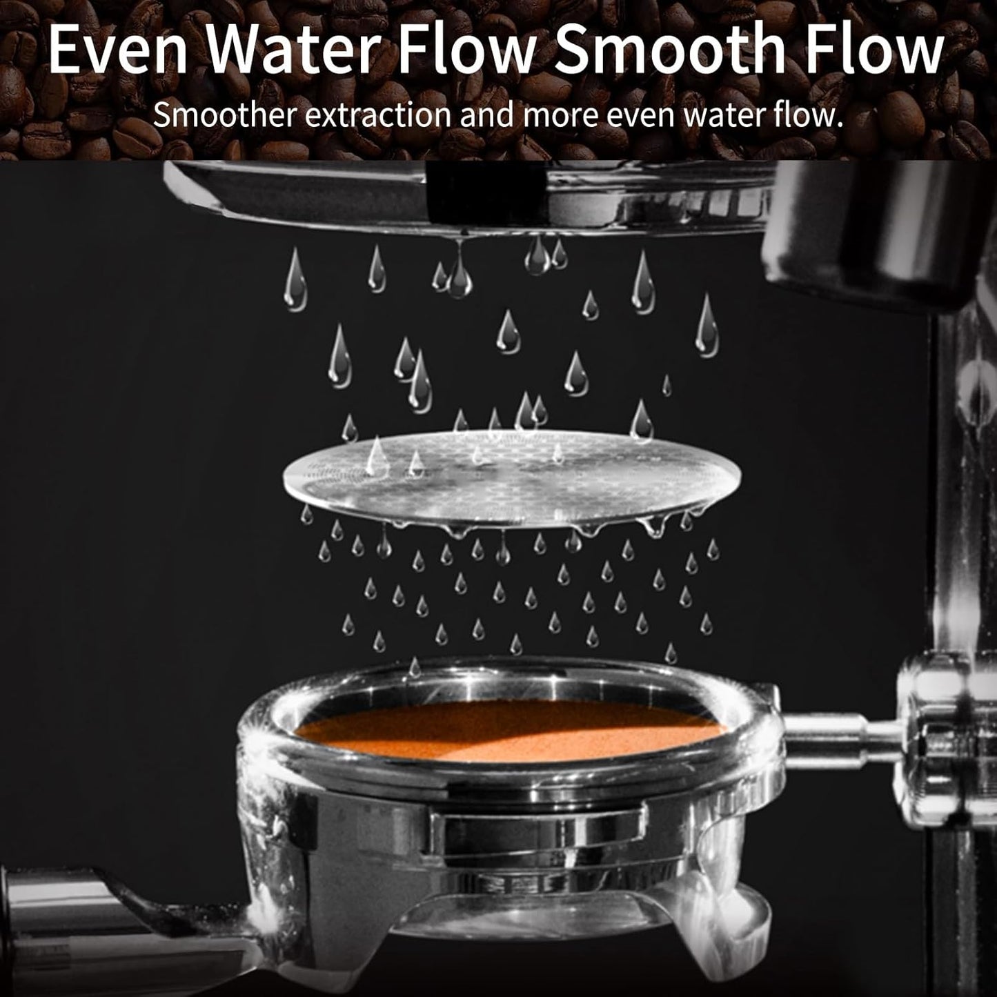 53.3mm Espresso Accessories Kit, 24PCS Coffee Tamper Set，Barista Kit, WDT Tool,stainlesss Frothing Pitcher, Stirrer, Tamper Mat, Latte Art Pen ， Coffee puck screen