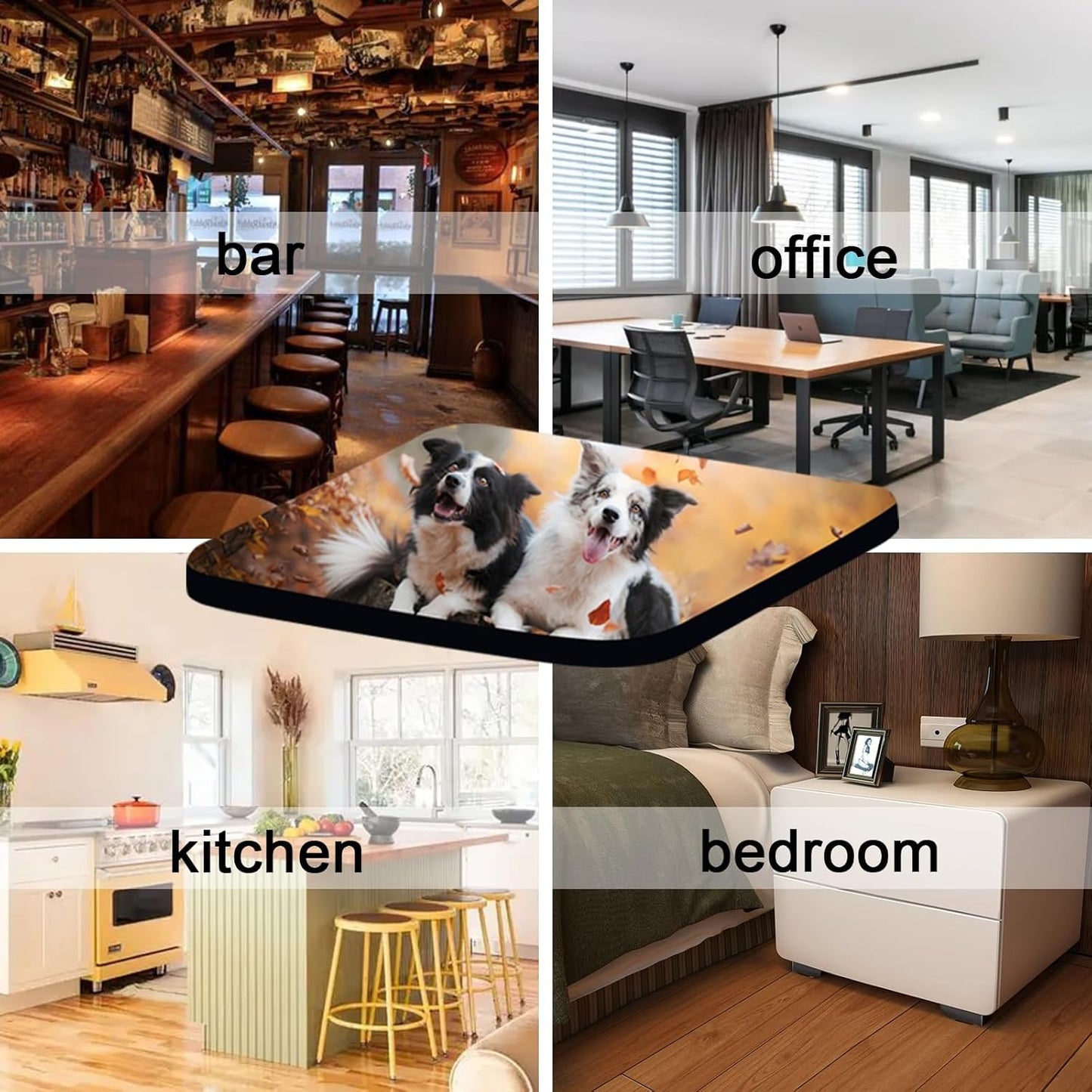 50 PCS Sublimation Blank Cup Coasters Bulk, 4x4 Inch Square Blank Cup Mat Rubber for Sublimation Transfer Heat Press Printing DIY Crafts