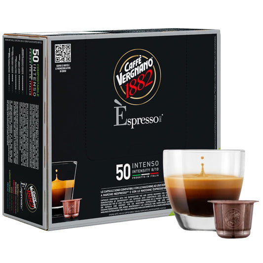 Caffe' Vergnano Medium Roast Espresso Original Line Machine Compatible Capsules