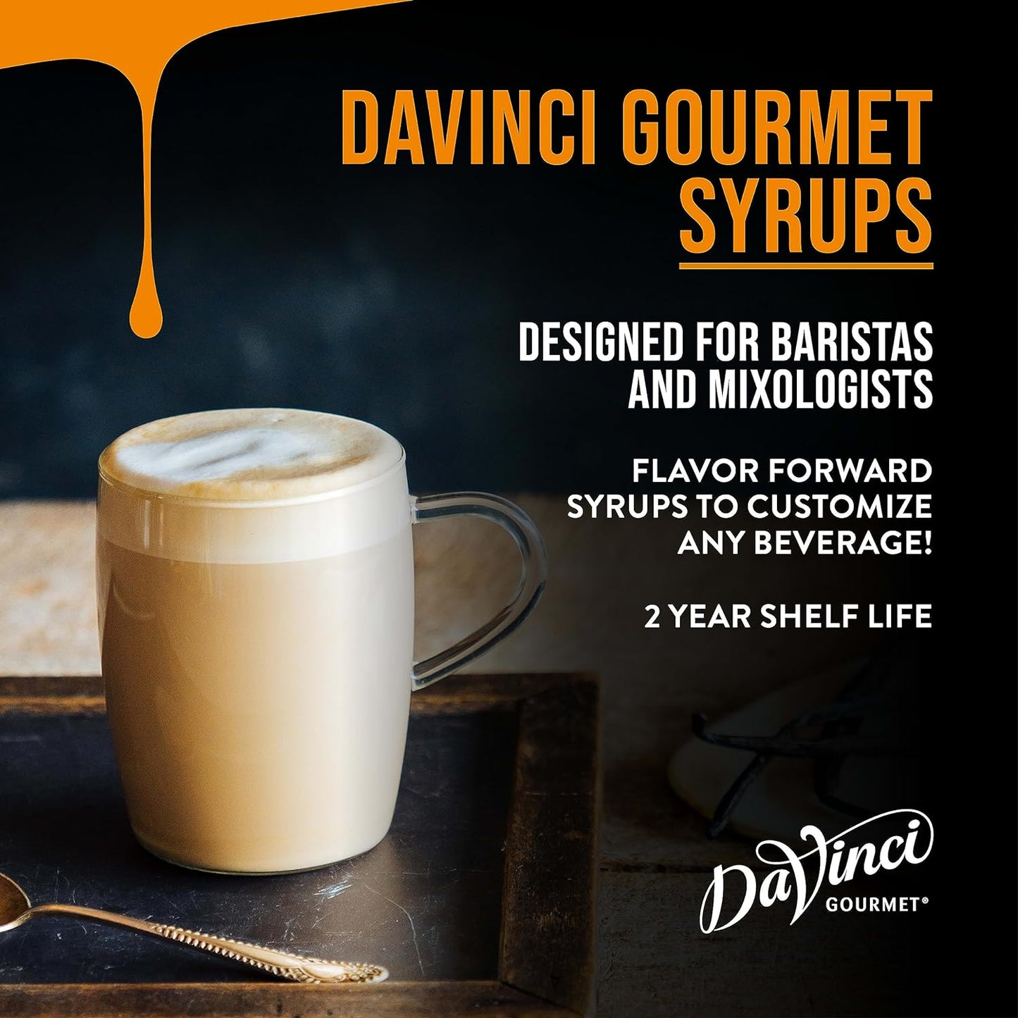 DaVinci Gourmet Classic Original Hazelnut Syrup, 25.4 Fluid Ounces (Pack of 1)