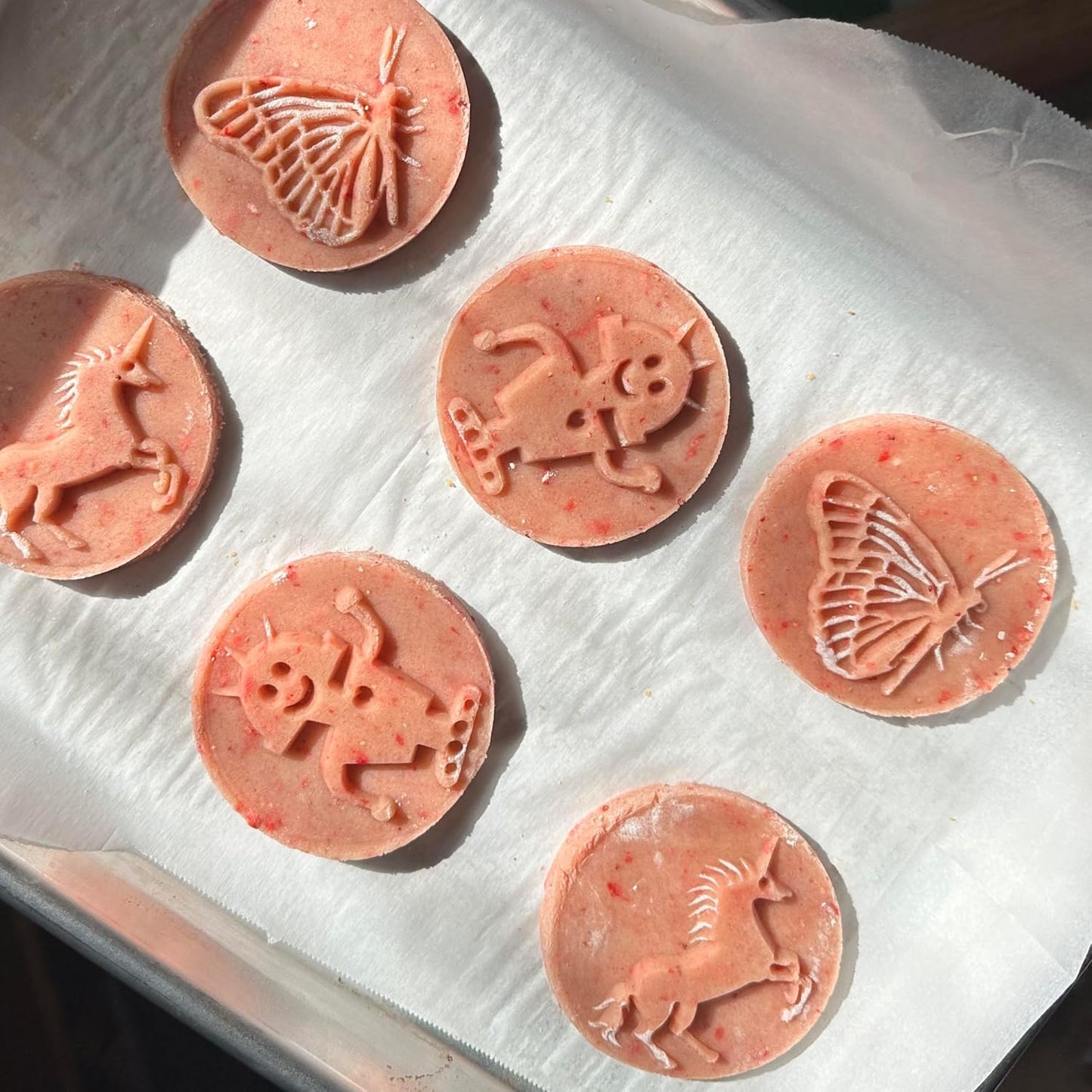 Wood Cookie Stamp, 2.5 Inch (Unicorn CS-025)