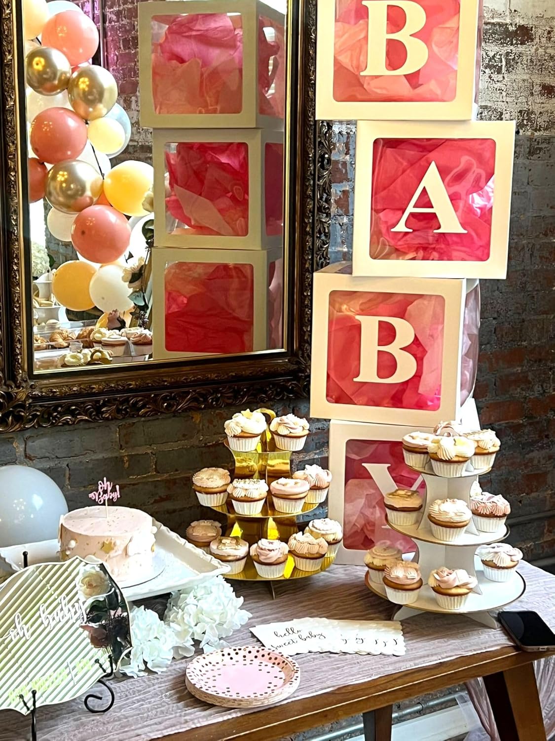 Blue Cupcake Stand, 3 Tier Cupcake Stand