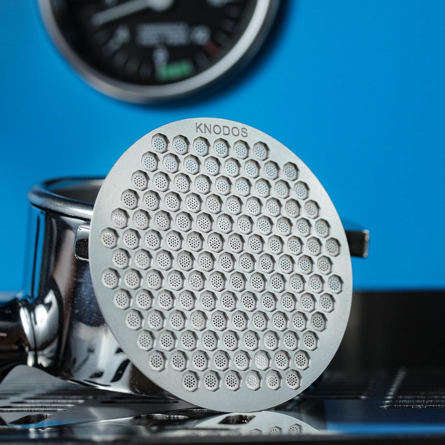 Espresso Puck Screen 54mm - Stainless Steel Ultra Thin Disk Plate Mesh Espresso Filter Perfect Fit With Breville Barista Express, Pro, Touch, Bambino, Infuser, Easy Clean Design (Silver, 54mm)