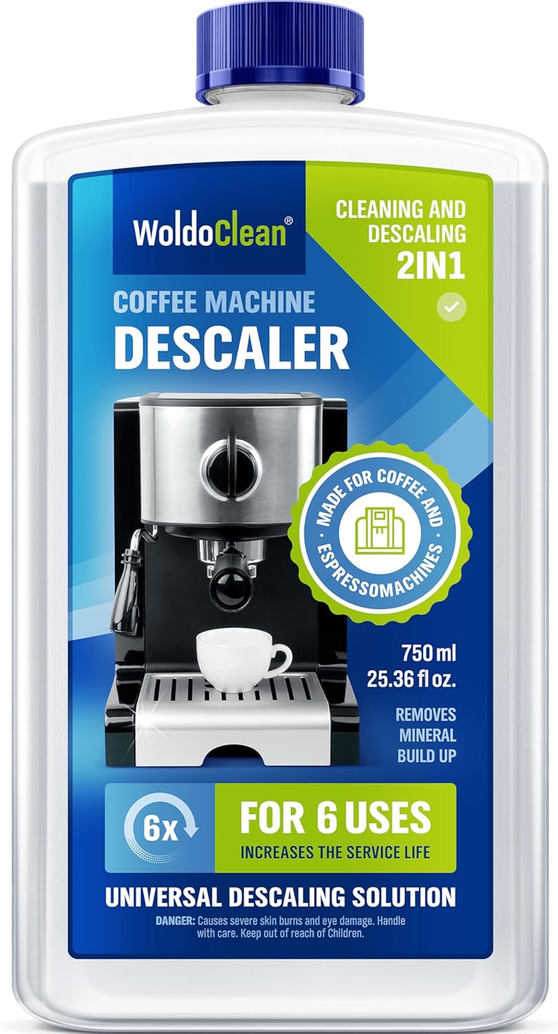Descaler Solution for Coffee Maker 25.4 oz (6 uses) - compatible with compatible with Keurig, Nespresso, Breville, Ninja, Cuisinart