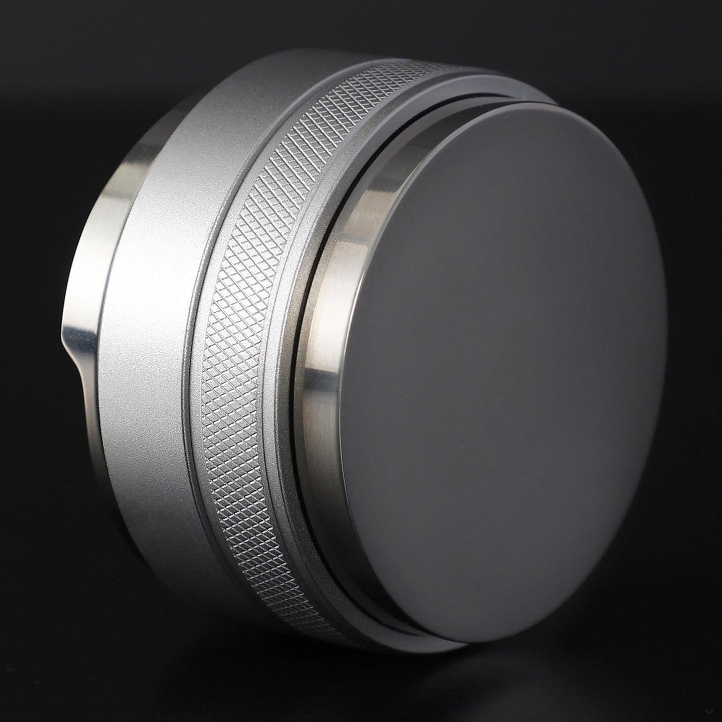 51mm Coffee Distributor and Tamper,Dual Head Coffee Leveler Fits for Delonghi 51mm Portafilter,Professional Espresso Hand Tamper.(Silver)