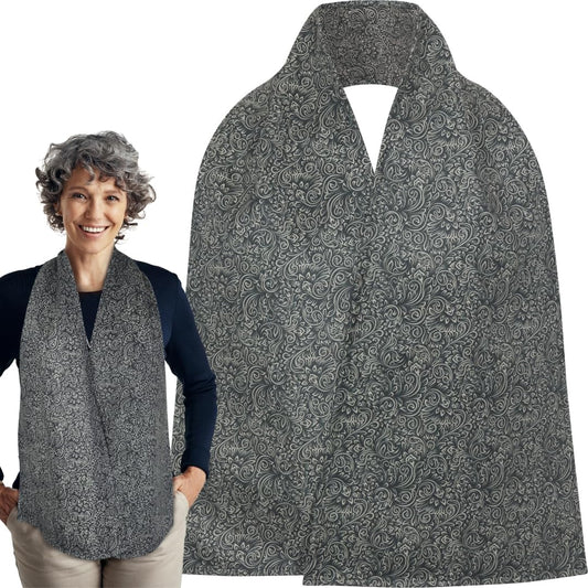 Adult Bib Scarf - Dignified Alternative to Bibs | Washable and Reusable Clothing Protectors for Eating