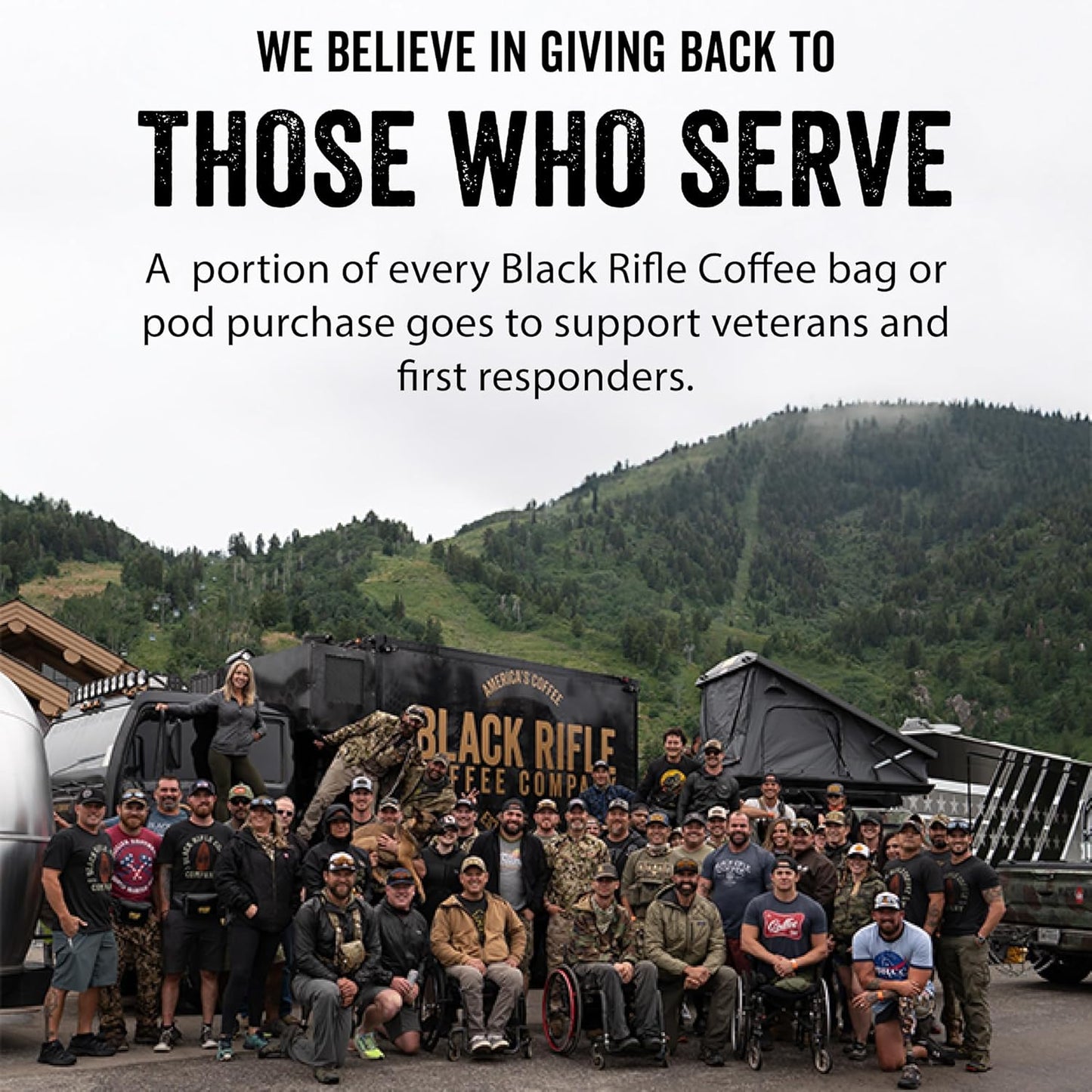 Black Rifle Coffee Company Ground Coffee Medium Roast - Roasted Blend Made from Pure Arabica Beans - Colombian & Brazilian Beans - Veteran Founded & American Made (Freedom Roast, 12oz Bag)