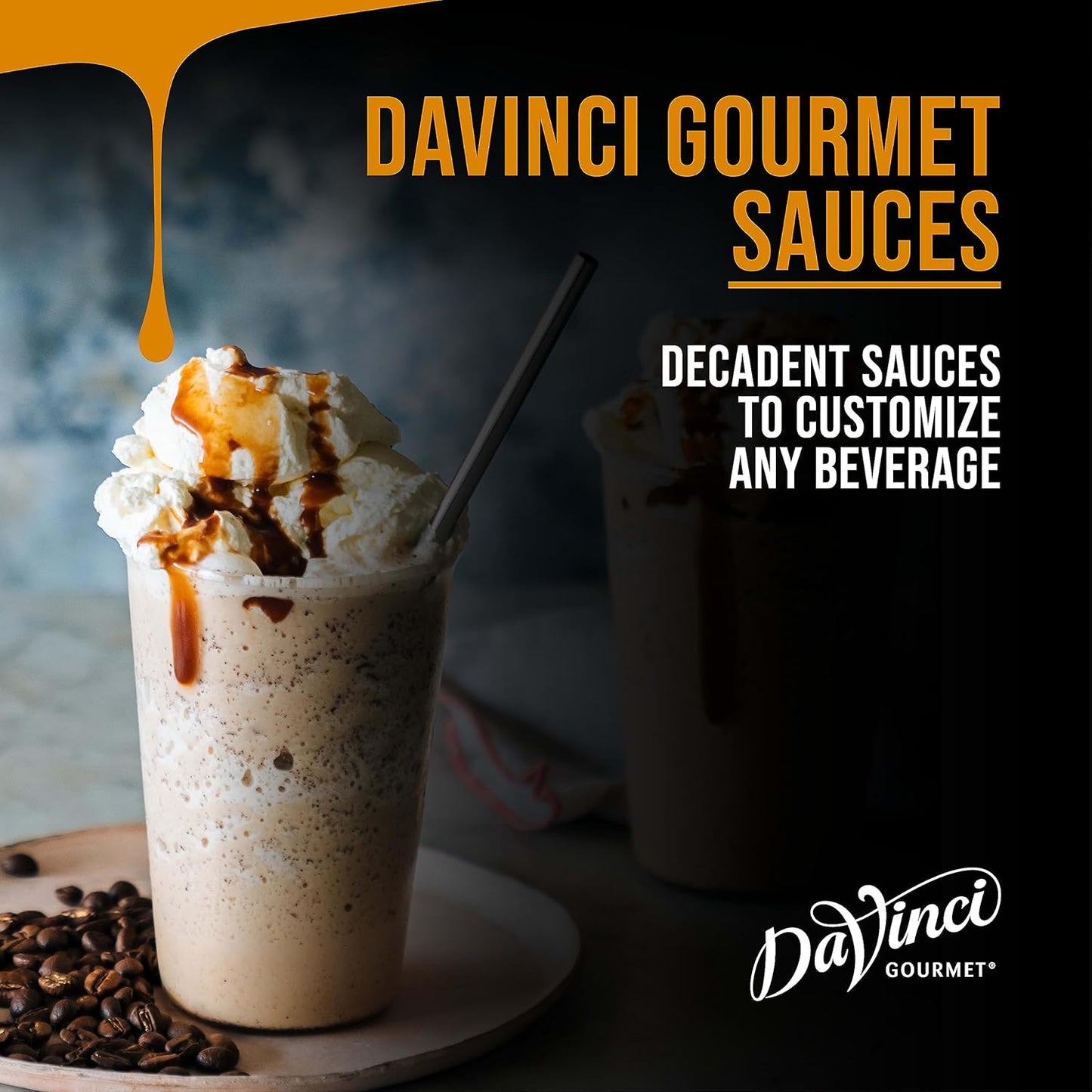 DaVinci Gourmet Sugar Free Caramel Sauce, 64 Fluid Ounces (Pack of 1)