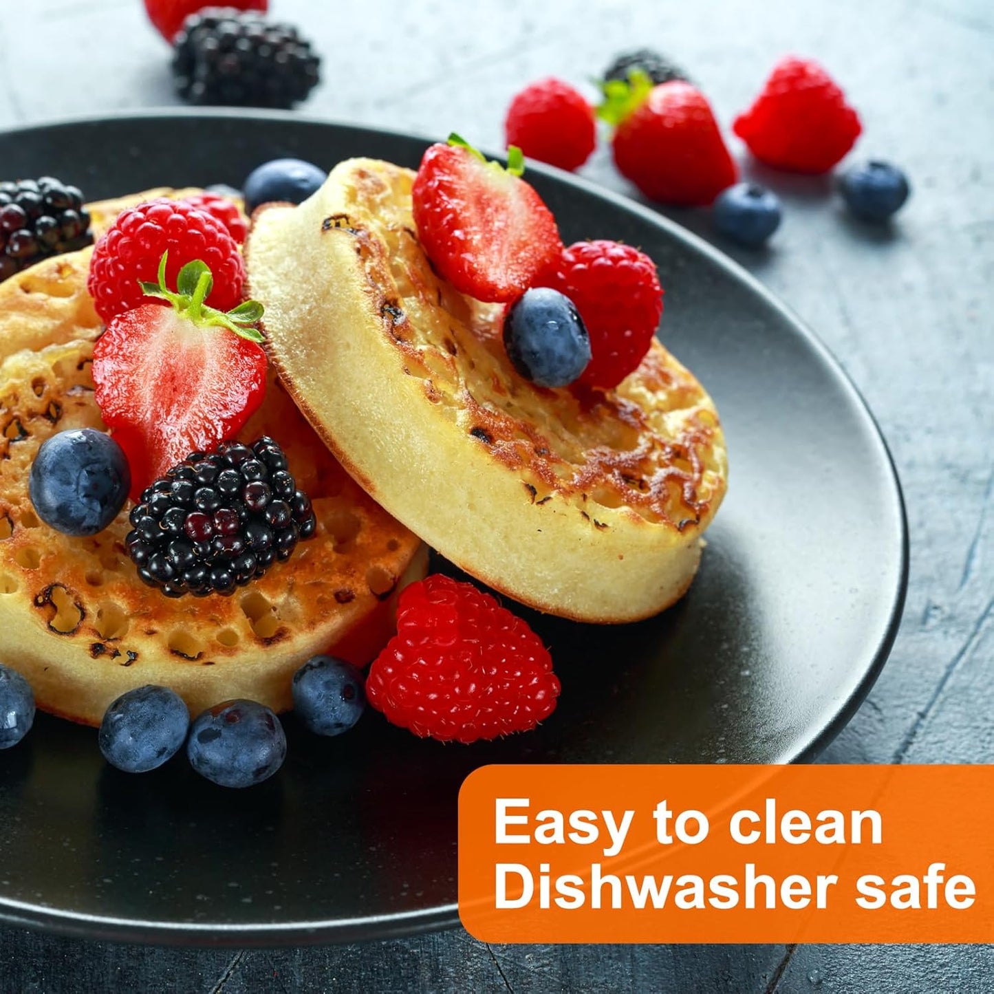 HARFINGTON Round Cake Ring 7.48 x 1 Inch Seamless Stainless Steel Pastry Mousse Dessert Ring Mirror Coating for Baking Cooking English Muffins Crumpet Making Tool