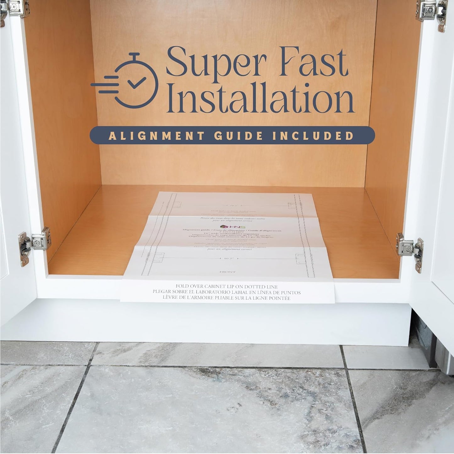 HOLDN’ STORAGE Pull Out Cabinet Organizer, Heavy Duty Caddy w/Lifetime Limited Warranty -11”W x 21”D - Requires At Least 12-1/4” Cabinet Opening, Steel Metal Cabinet Drawers Slide Out, Black