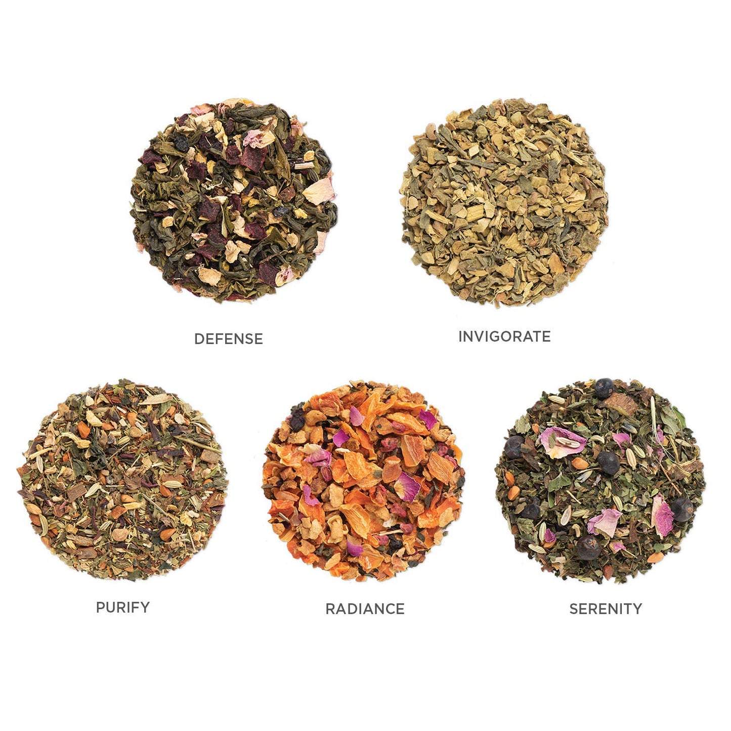 Tea Forte Wellness Tea Assortment Single Steeps Loose Leaf Premium Tea Gift Set Sampler, 15 Count 3 of Each Assorted Blends, Pre-Portioned Single Serve Pouches, Steeps 12 oz