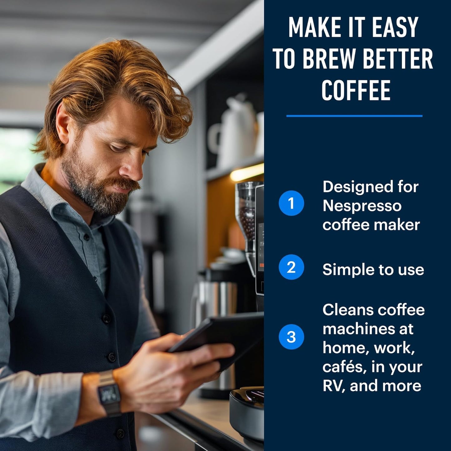 Essential Values Descaling Solution Compatible with Keurig - Coffee Descaler - Coffee Maker Cleaner - Kettle, Espresso Machine Cleaning - 12 Month Supply 2-Pack