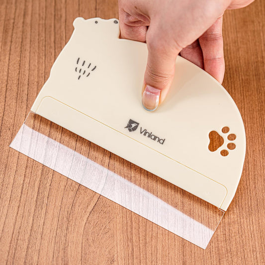 1 Pcs Cake Smoother Scraper, Cake Decorating Supplies, Food-Grade Transparent Flexible PE Plastic Cake Scraper‌ - Designed for bread and cake decoration (4 pcs Scrapers Included, Non-Installable)