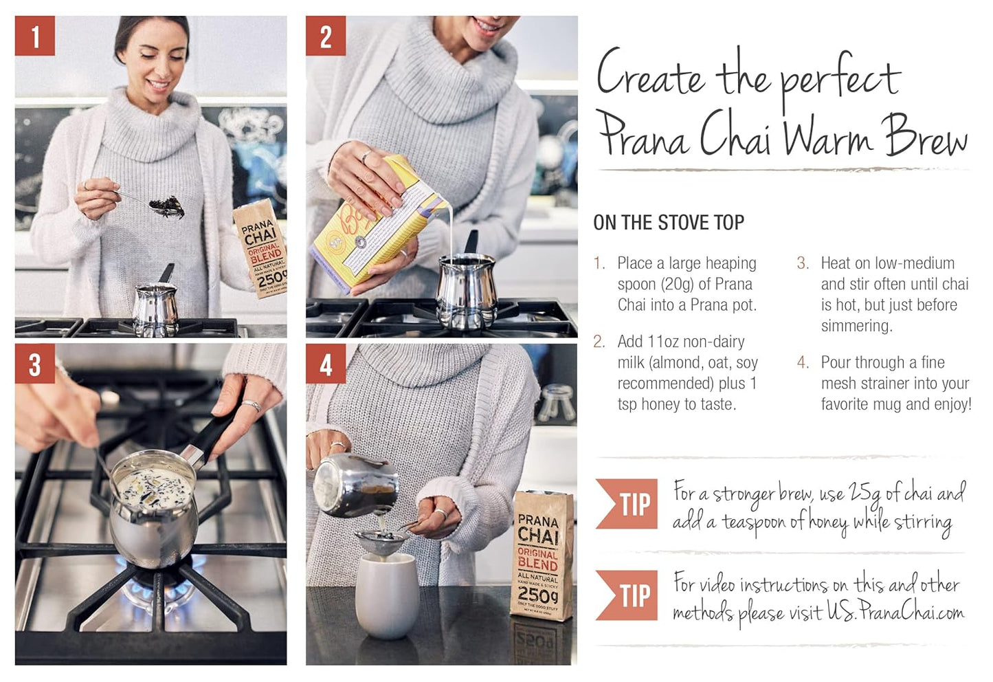 Prana Chai Home Brew Gift Set
