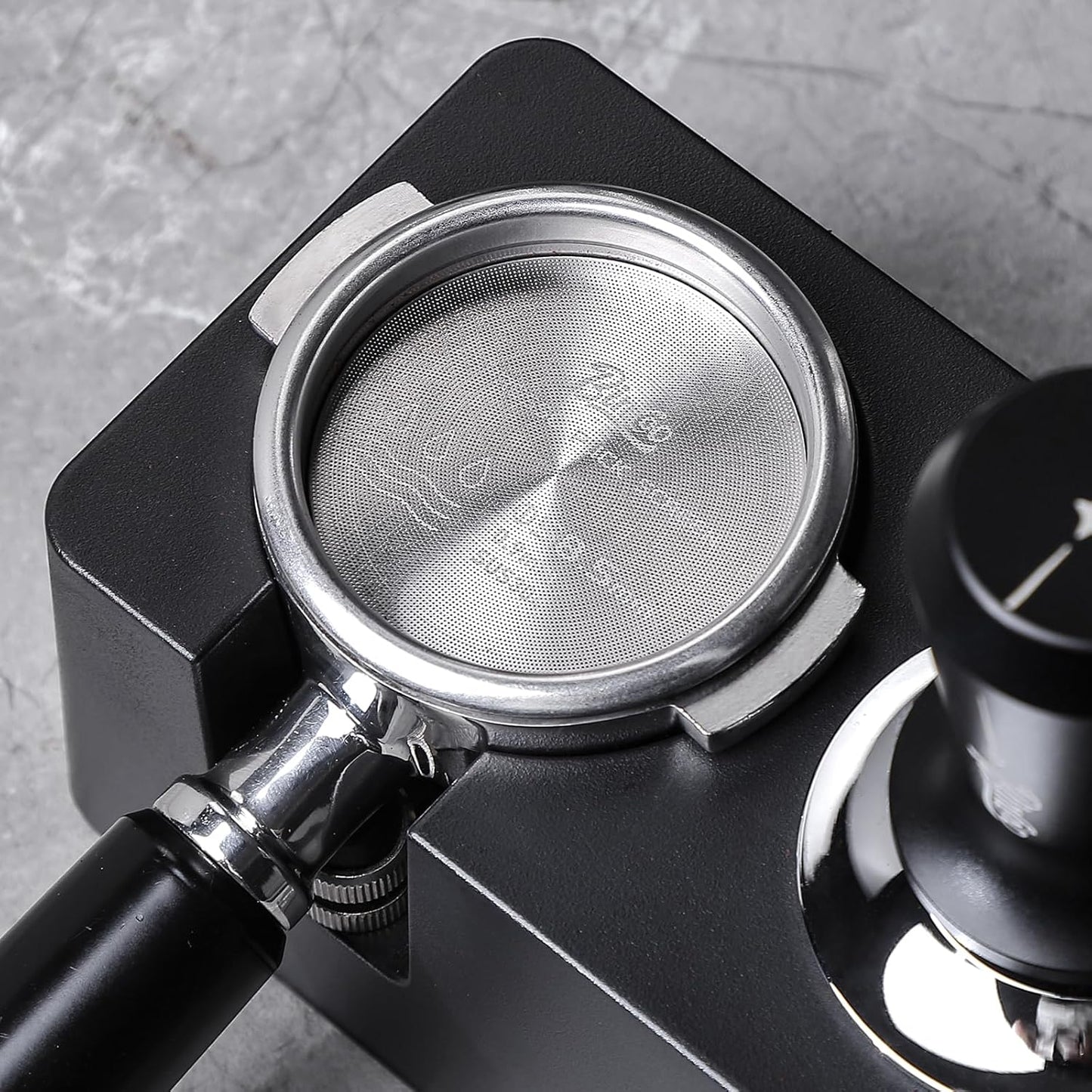 58.5mm Puck Screen - Metal Espresso Puck Screen Reusable Coffee Filter for Espresso Portafilter Filter Basket 58.5mm Thickness 150μm (1pack, 58.5 mm)